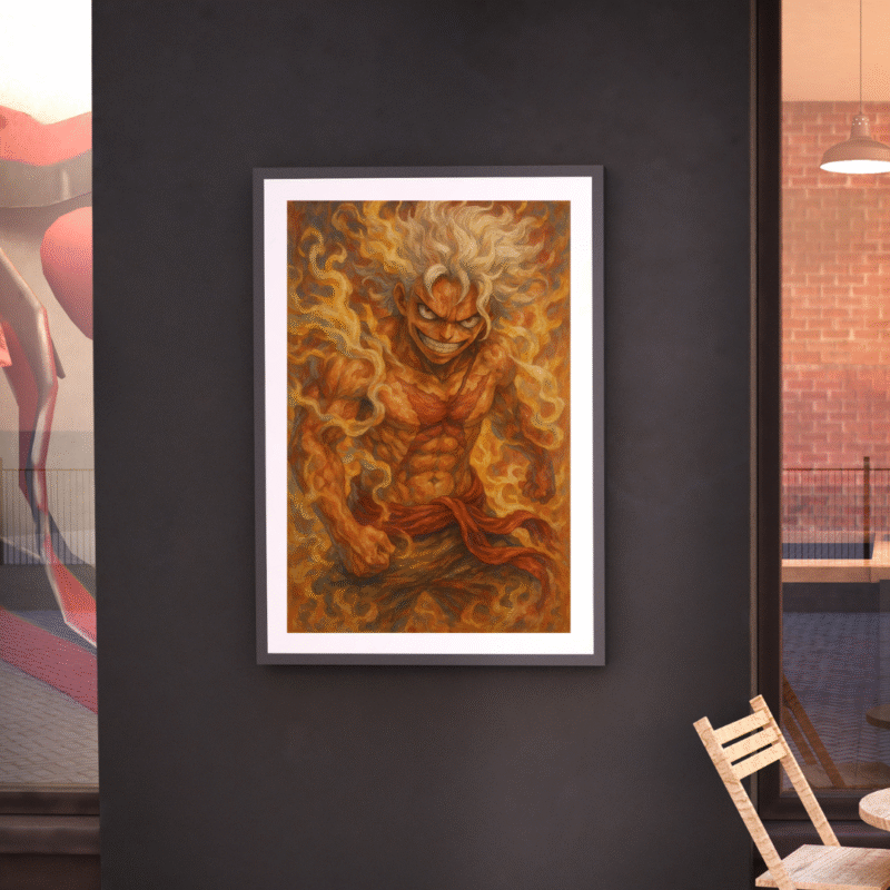 Gear 5 Luffy wall art